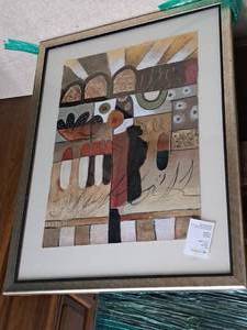 lot 350 image: Wall Art - Abstract by Scott Hile , FramedSingle Matte