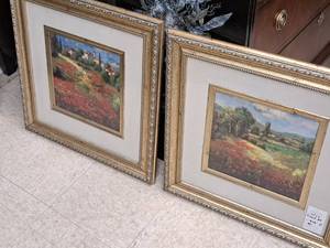 lot 388 image: Lot of (2) Wall Art - Landscape , FramedSingle Matte