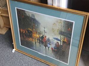 lot 387 image: Print - Charity - The Gift of Love , FramedSingle Matte