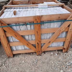 Lot of (45) Travertine Coping 2