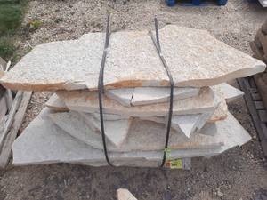 1 Pallet of Limestone, 2 Tons, Irregular Sizes