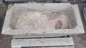 1 Pallet with Hand Chiseled Trough