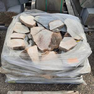 1 Pallet of Granite Cobbles - 2 ton