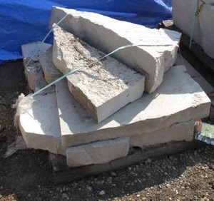1 Pallet of Limestone Blocks, 1,965 LBS