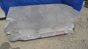 Lot of (2) Limestone Slabs