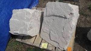 1 Pallet of&nbspLimestone Blocks, 1,509 LBS