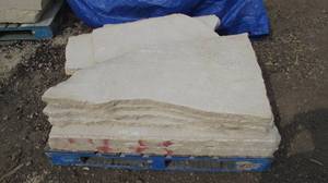 1 Pallet of Limestone Slabs - 30 Sq. Ft&nbsp