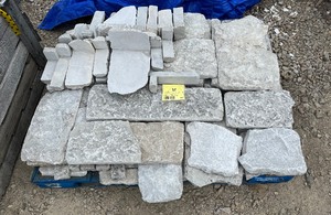 1 Pallet of Limestone Thin Veneer - 30 Sq Ft.