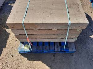 1 Pallet of (4) Sandstone Steps 48 L x 24 W x 6 H