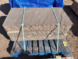 1 Pallet of (3) Sandstone Steps 48 L x 24 W x 6 H