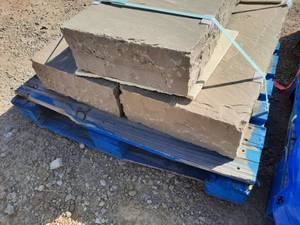 1 Pallet of (3) Sandstone Steps 36 L x 16 W x 6 H