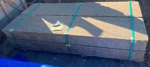 1 Pallet of (4) Sandstone Steps 72 L x 16 W x 6 H