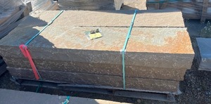 1 Pallet of (6) Sandstone Steps 72 L x 16 W x 6 H