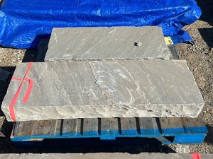 1 Pallet of (2) Sandstone Steps 48 L x 16 W x 6 H and 36 L x 16 W x 6 H