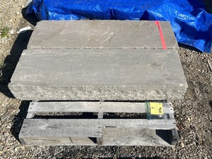 1 Pallet of (2) Sandstone Steps 48 L x 16 W x 6 H