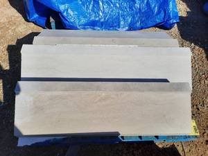 1 pallet of (3) Limestone Slabs
