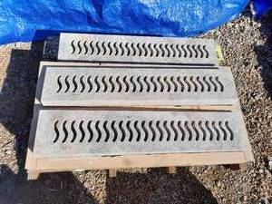 1 Pallet of (4) Silver Travertine Grates