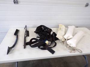 3 Boat Bumpers, Full body Harness and 2 Ice Scrapers