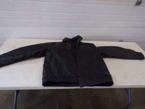 Mens Leather Coat Size L