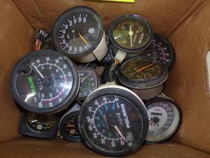 Assorted Snowmobile Speedometers
