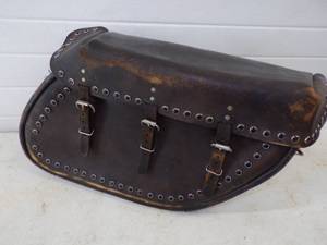 Leather Harley Davidson Saddle Bag