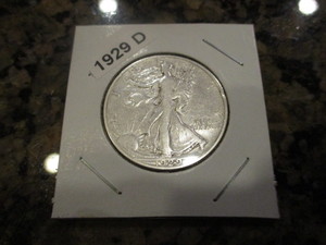 lot 26 image: 1929-D Walking Liberty Half Dollar
