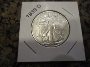 lot 35 image: 1939-D Walking Liberty Half Dollar