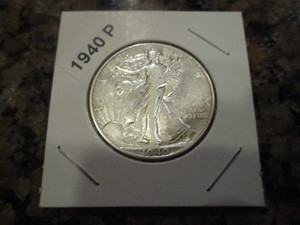 lot 36 image: 1940-P Walking Liberty Half Dollar