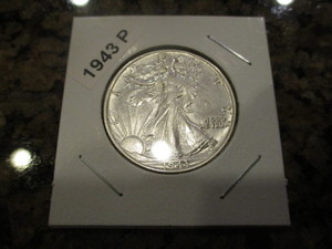 lot 40 image: 1943-P  Walking Liberty Half Dollar