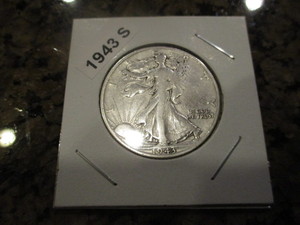 lot 41 image: 1943-S Walking Liberty Half Dollar