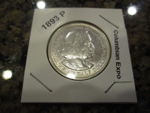 lot 51 image: 1893-P Columbian Exposition Silver Half Dollar