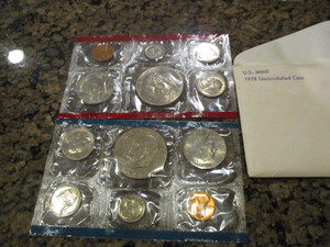 lot 88 image: 1978 Philadelphia and Denver US Mint Set