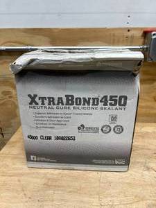 lot 24 image: PREMIER BUILDING SOLUTIONS Case of Xtra Bond 450 Neutral Cure Silicone Sealant- Clear (24 tubes)