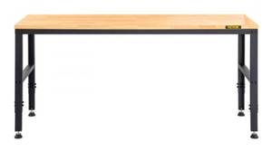 lot 90 image: VEVOR Adjustable Height Workbench, 72 L X 25 W