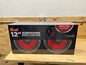 lot 35 image: TRUCONNEX Dual 12 Subwoofer Enclosure