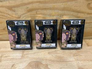lot 41 image: Funko Pop Lot of 3 Pins Star Wars - Sebulba