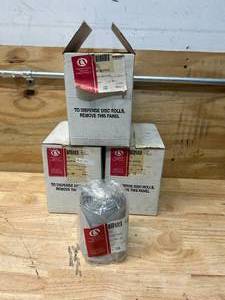 lot 50 image: CARBORUNDUM Lot of 4 Cases of- 10525 Self Adhesive Paper (PSA) Discs 5 Inch B0412DO Material Silicon Carbide in 100 Grit (4 rolls per case)