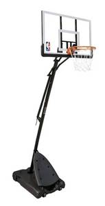 lot 5 image: NBA 50 Portable Basketball Hoop with Polycarbonate Backboard