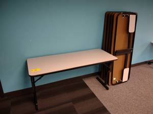 (5) Folding Training Tables, 2x5...
