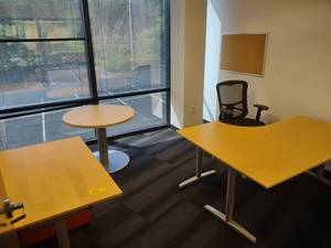 (3) Tables, Chair, Cabinet, White B...