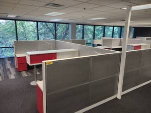 (4) Steelcase Cubicles, Includes As...