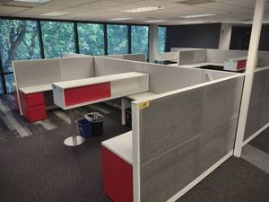 (4) Steelcase Cubicles, Includes As...