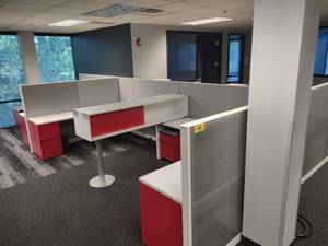(3) Steelcase Cubicles, Includes As...