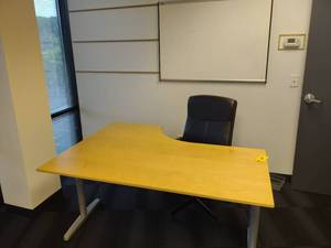 Table, Chair, White Board, & Bullet...