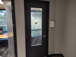 Office Door with Glass Panel, 35.75...