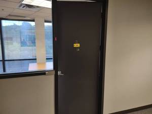 (2) Office Doors with Keys, 35.75x9...