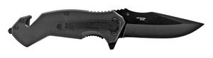 4.75 Tactical Rescue Spring Assisted Folding Pocket Knife - Eagle with American Flag