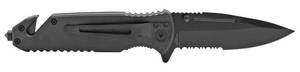 4.75 Drop Point Spring Assisted Rescue Folding Pocket Knife - Statue of American Liberty