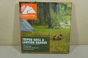 lot 70 image: Ozark Trail Tripod Grill & Lantern Hanger