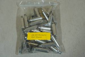 lot 99 image: 35 Empty .300 Winchester Short Magnum Casings